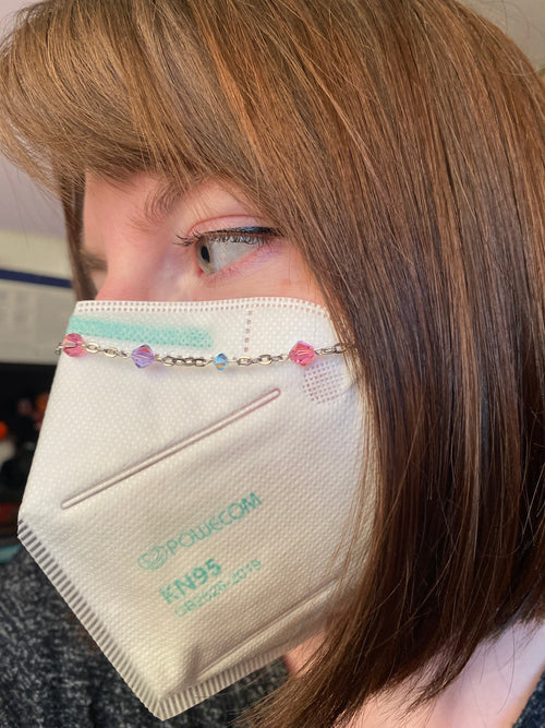 Bi Pride Mask Chain