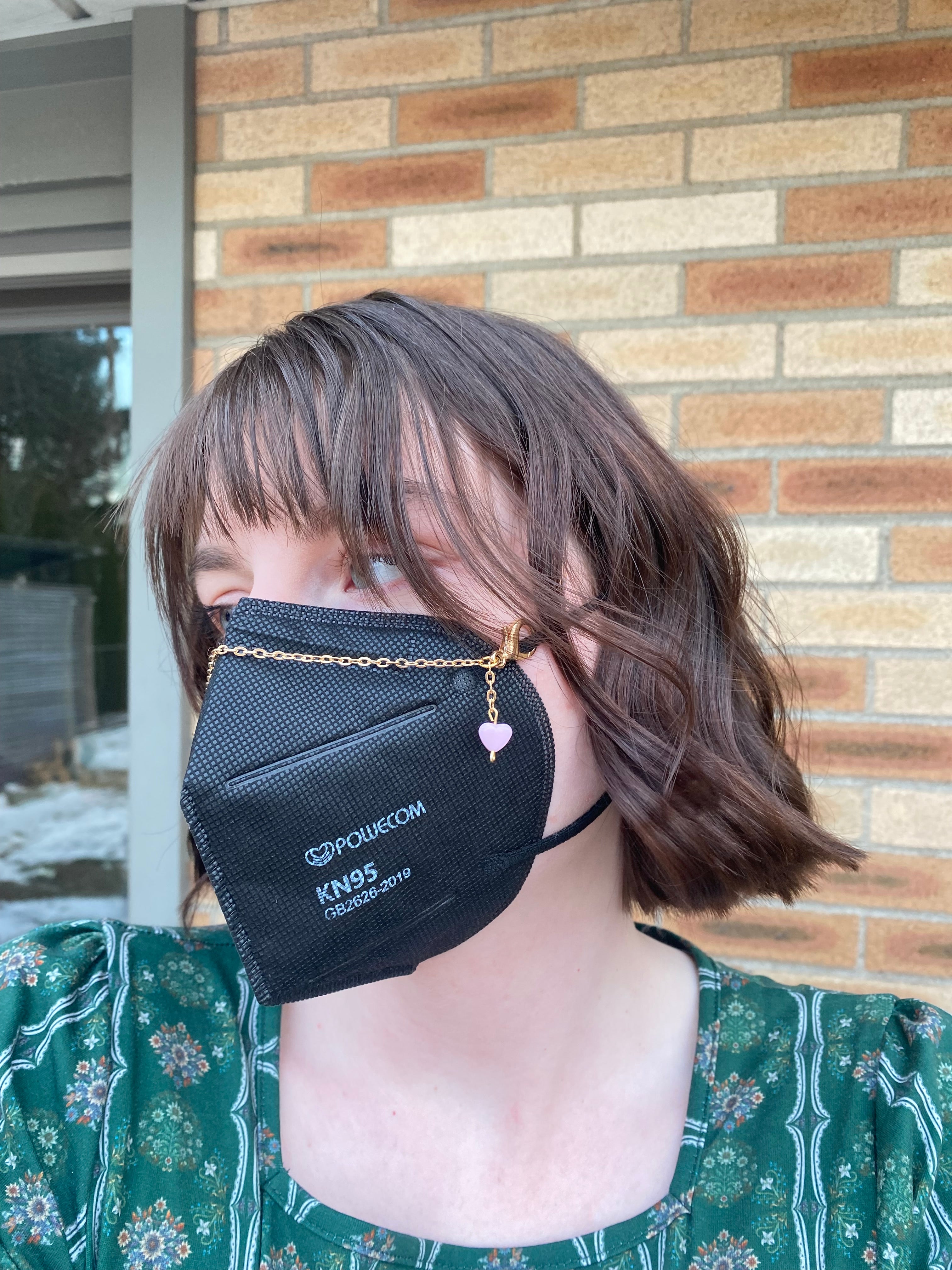Heart Dangle Mask Chain