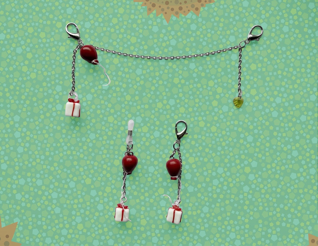 New Beginnings Mask Chain / Charm / Glasses Charm