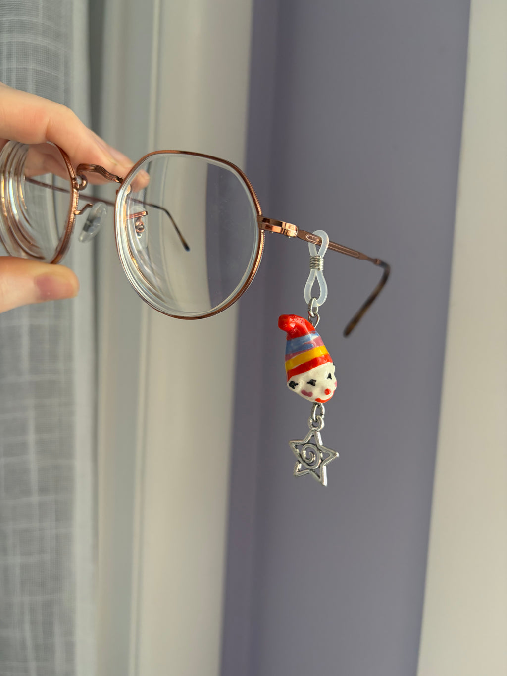 Pierre Glasses / Mask Charm