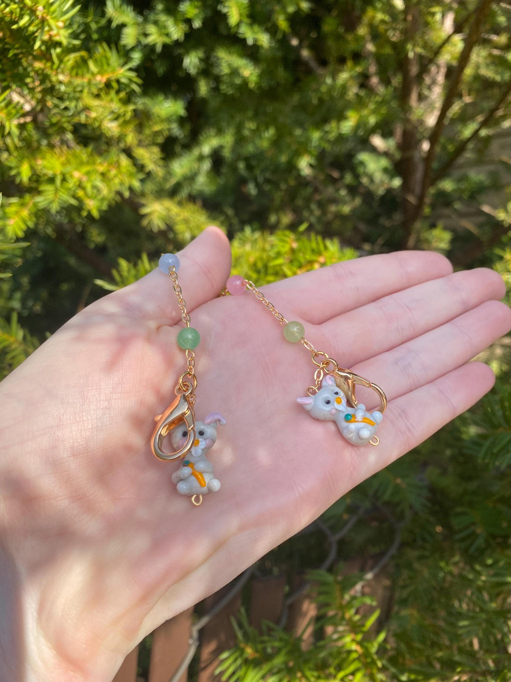 Easter Spring Bunny Chick Mask Chain