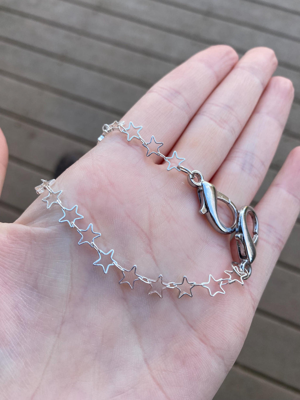 Gold or Silver Stars Mask Chain