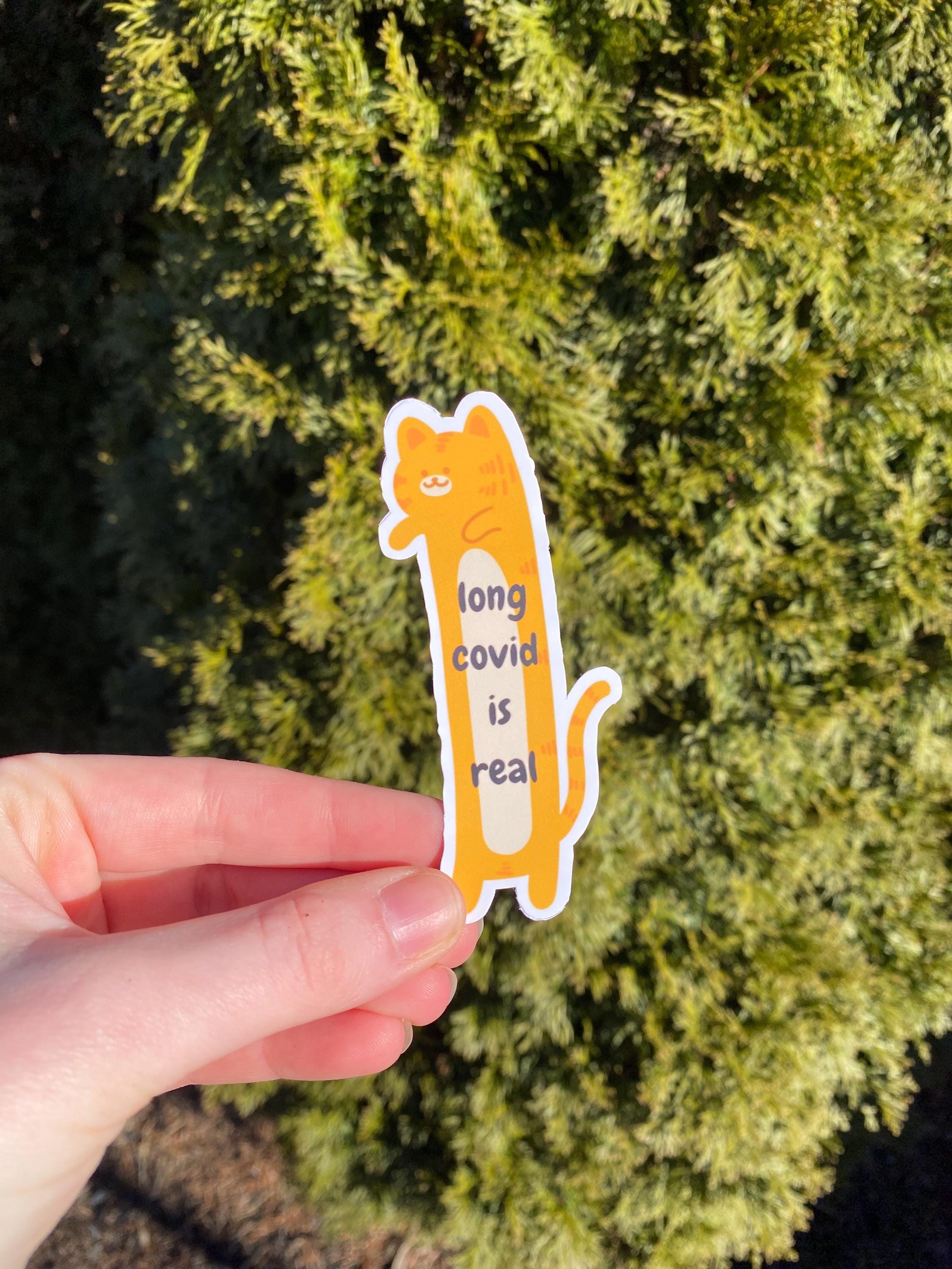 Long Covid Is Real Cat Stickers