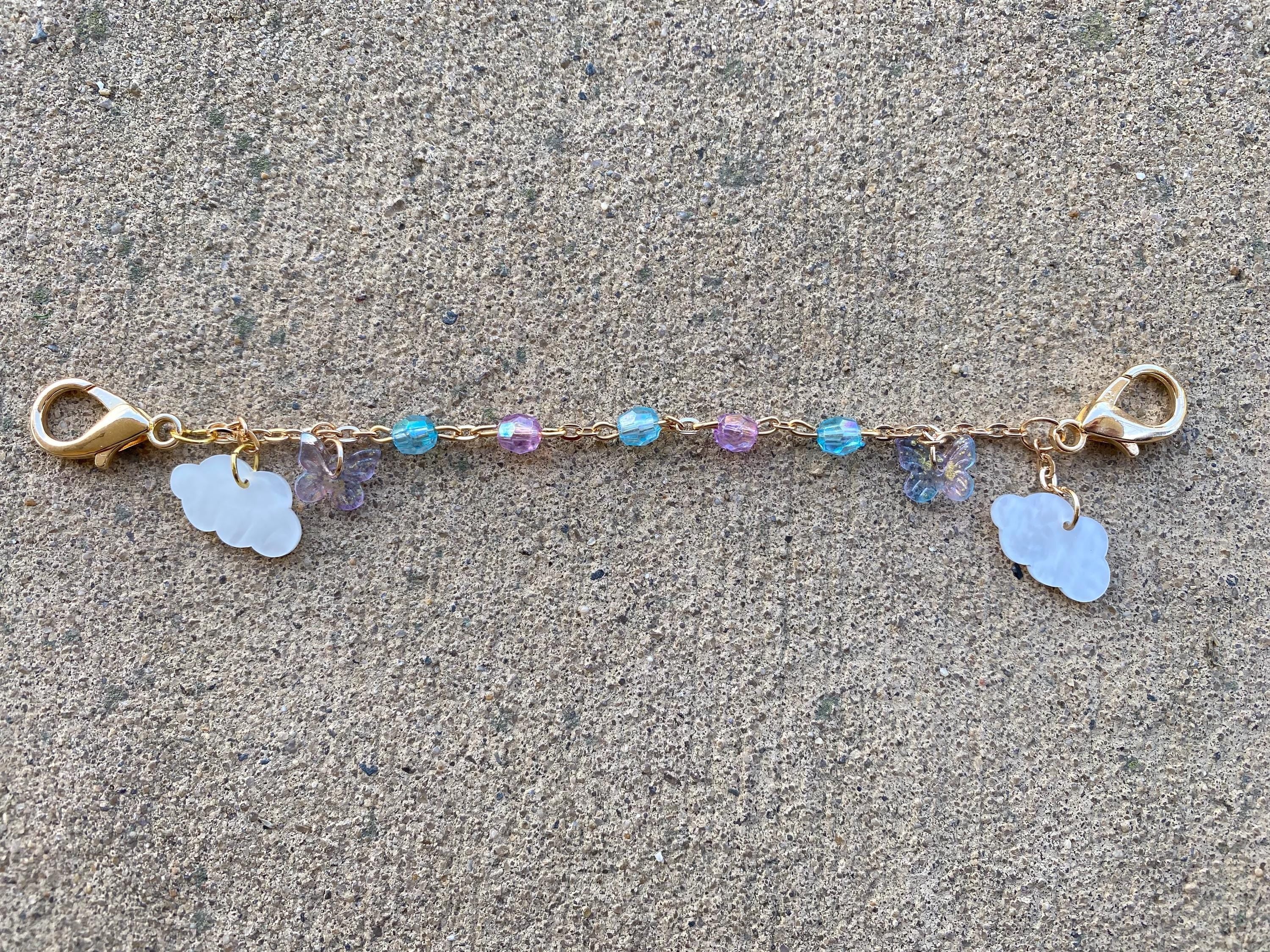Enchanted Butterflies and Clouds Mask Chain