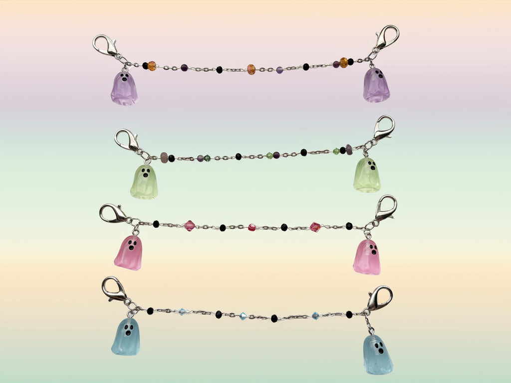 Ghost Glow In The Dark Halloween Mask Chain | Pick Your Color