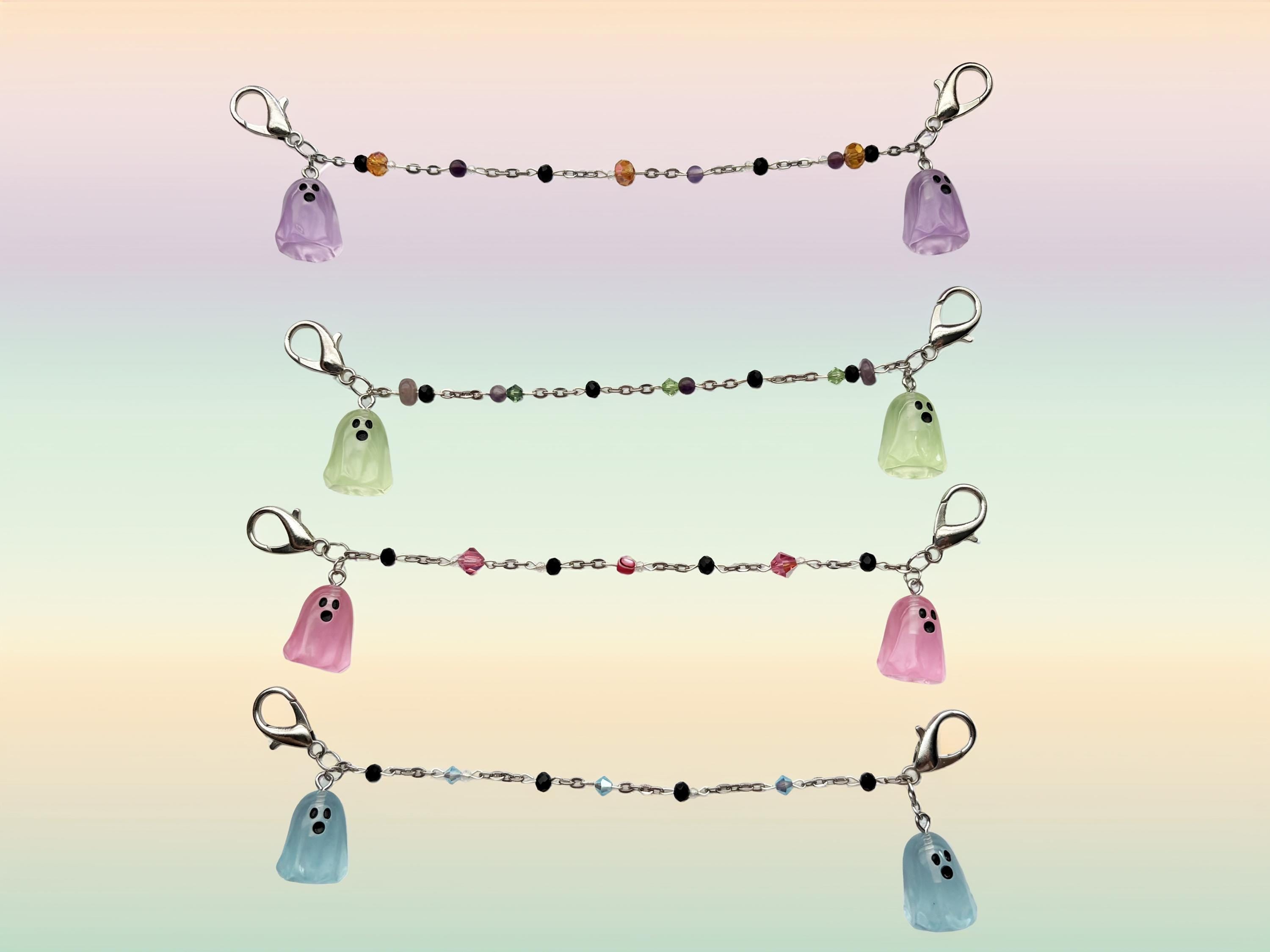 Ghost Glow In The Dark Halloween Mask Chain | Pick Your Color