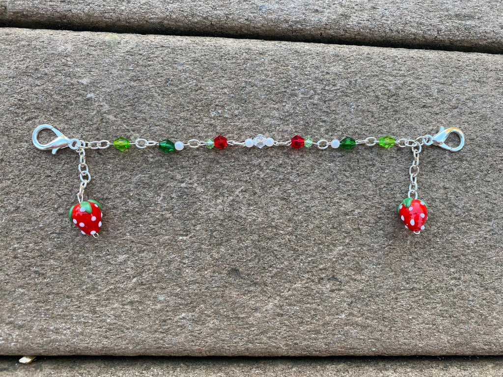 Red Strawberry Mask Chain