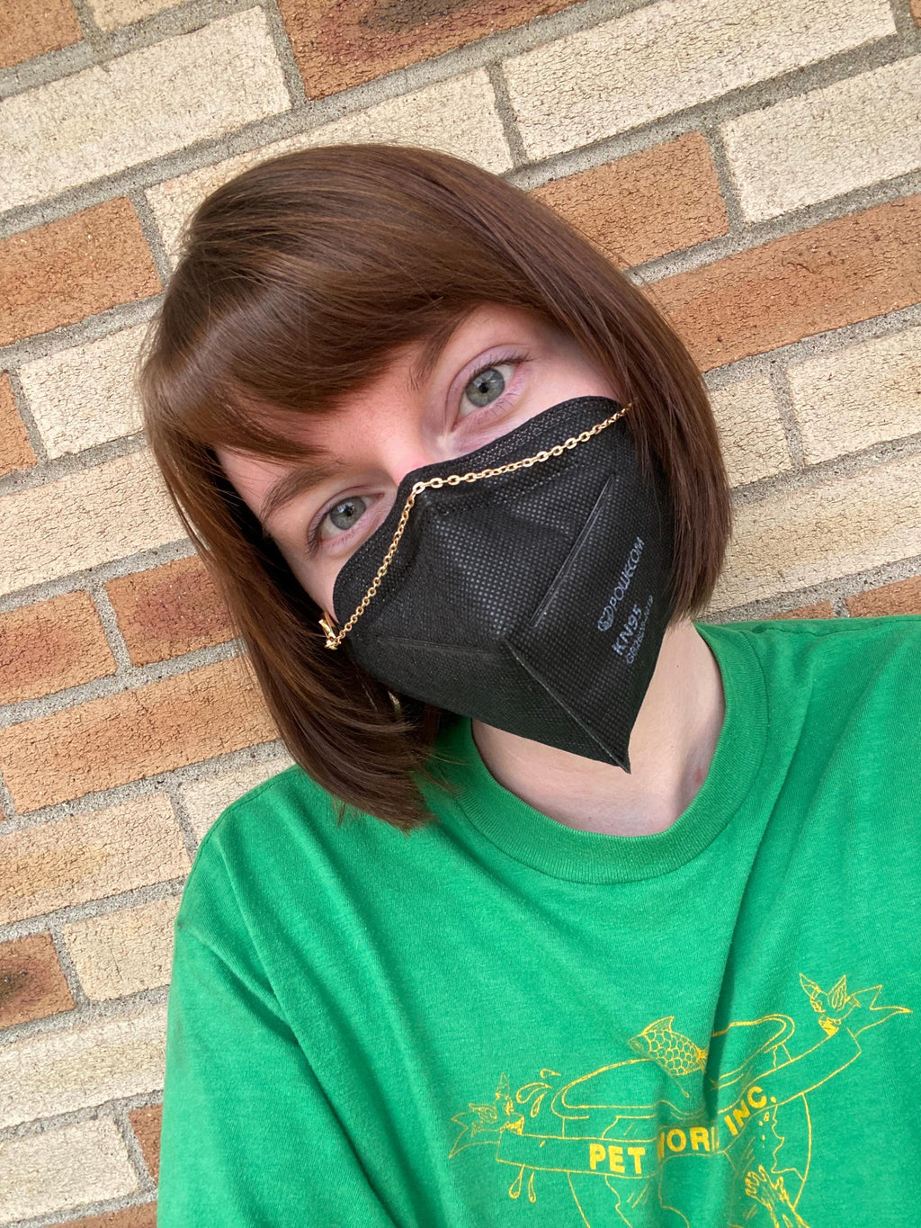 Gold Cable Mask Chain