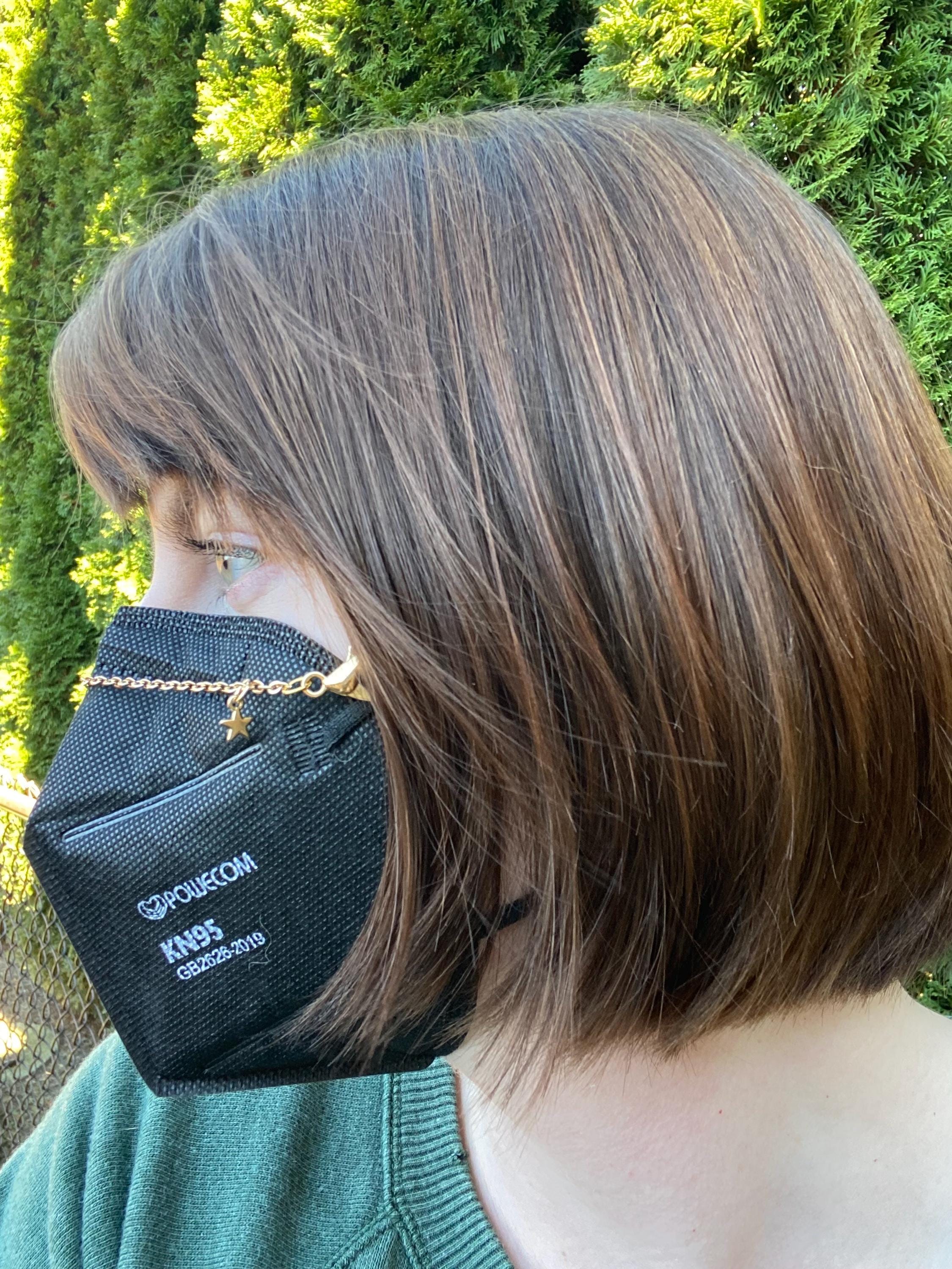 Dainty Star and Moon Mask Chain - Silver or Gold