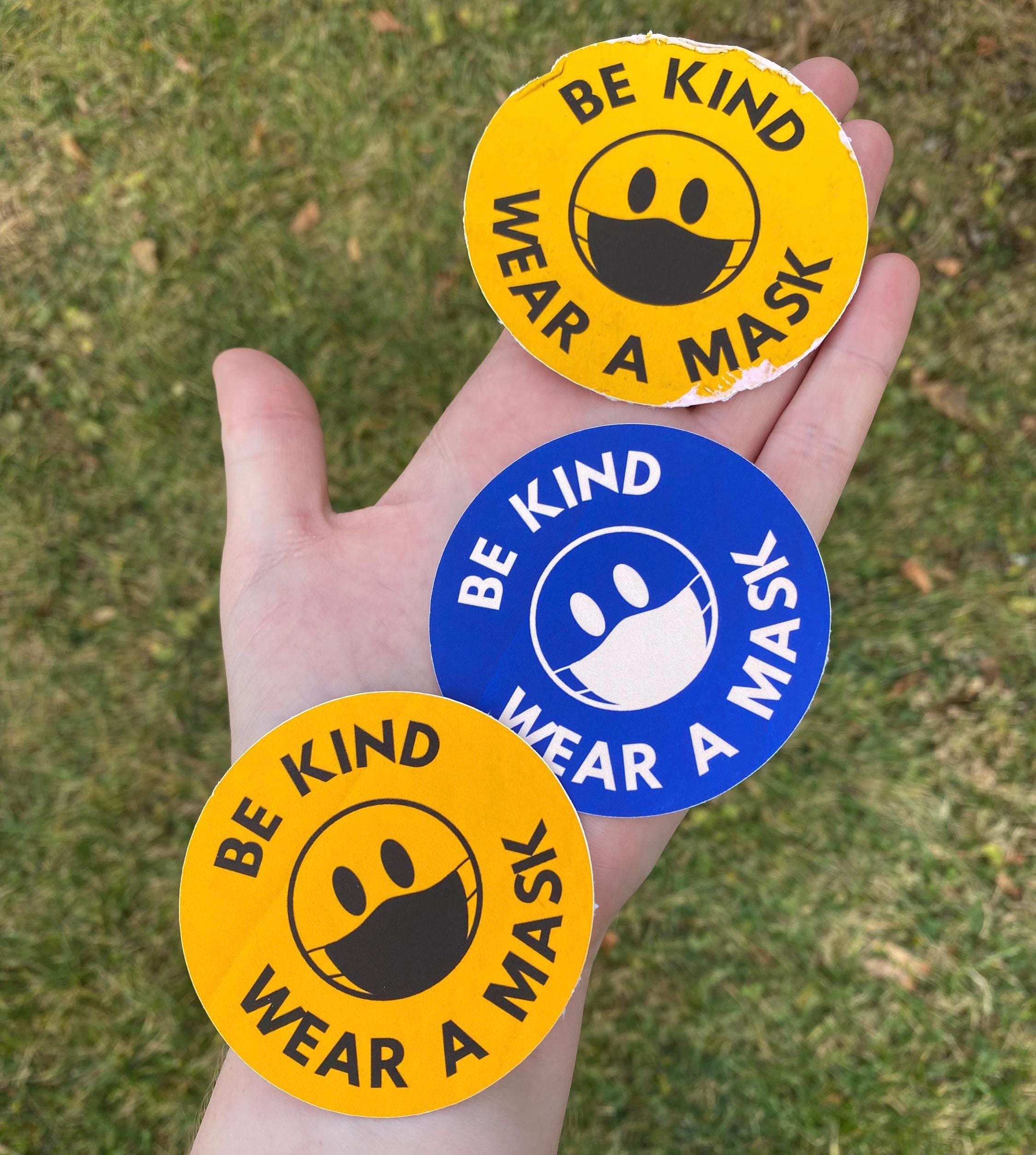 Wear A Mask, Mask Up, Covid Stickers