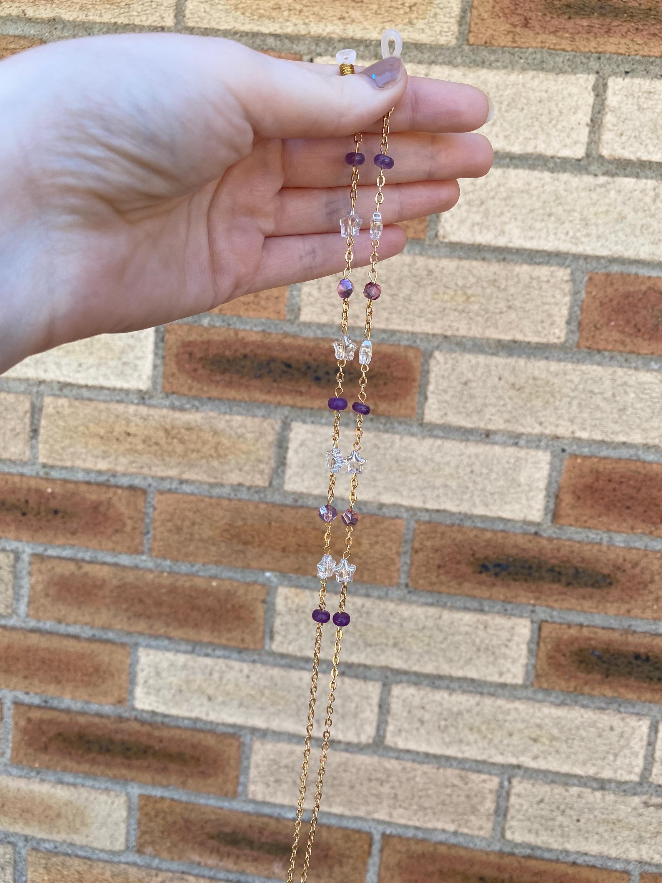 Amethyst Twinkle Eyeglasses Chain