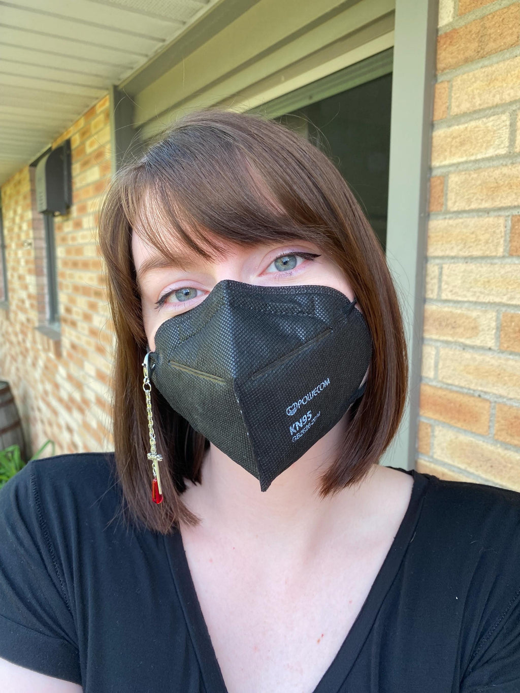 Vampire Rogue Mask Charm / Glasses Charm