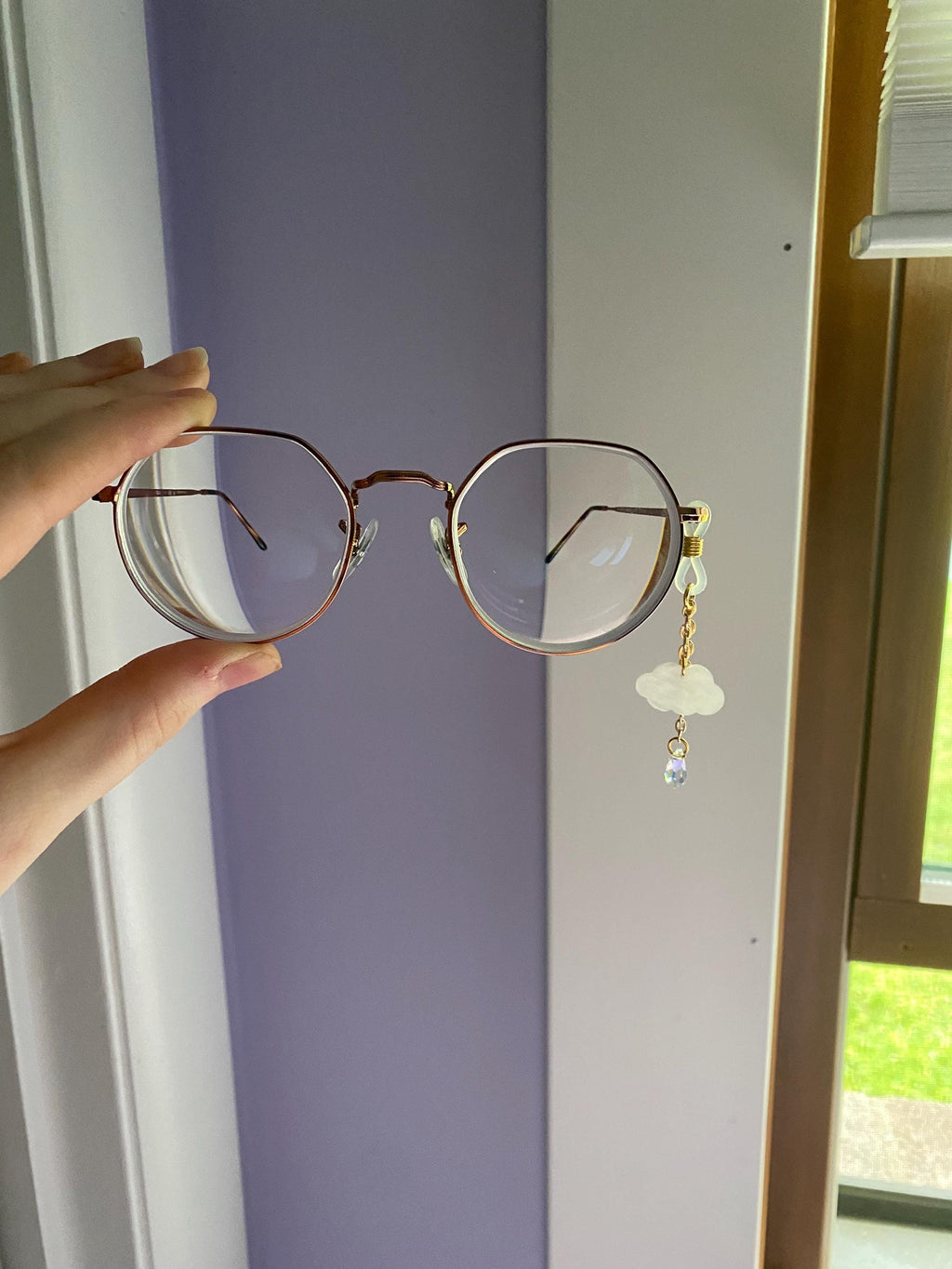 Rainy Day Mask Charm / Glasses Charm