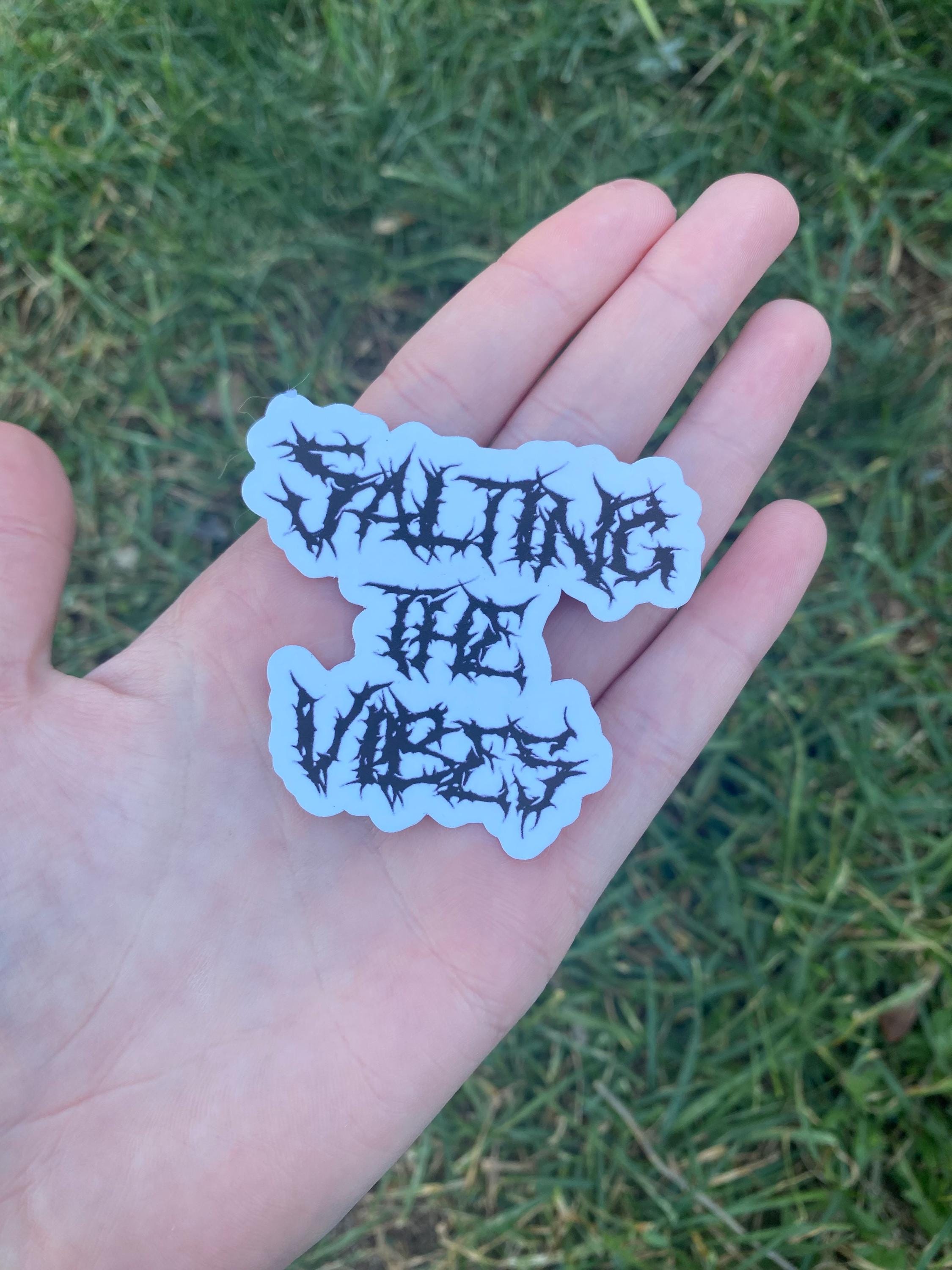 Salting The Vibes, Covid Conscious, Covid Cautious Iridescent Stickers