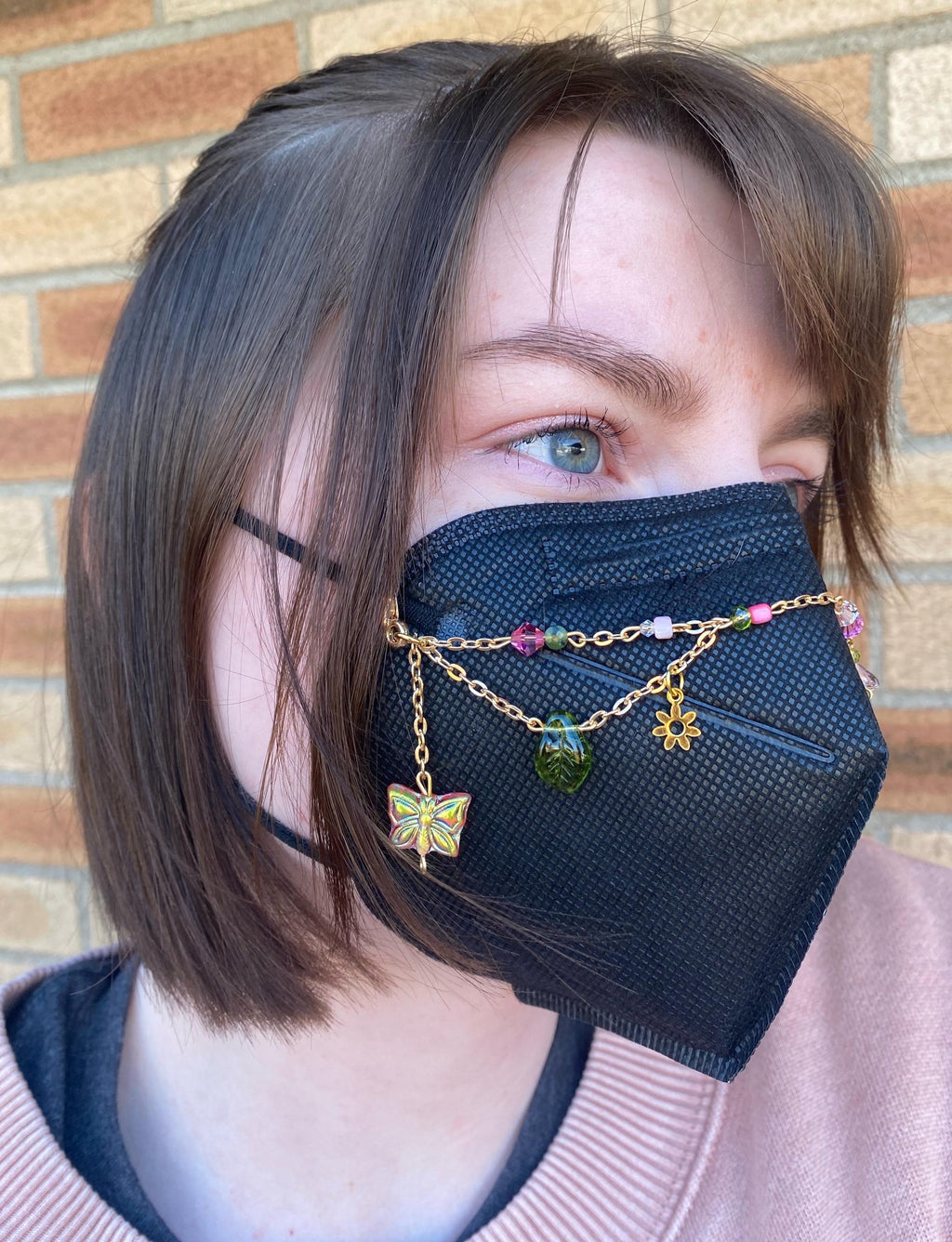 Fluttering Petals Mask Chain