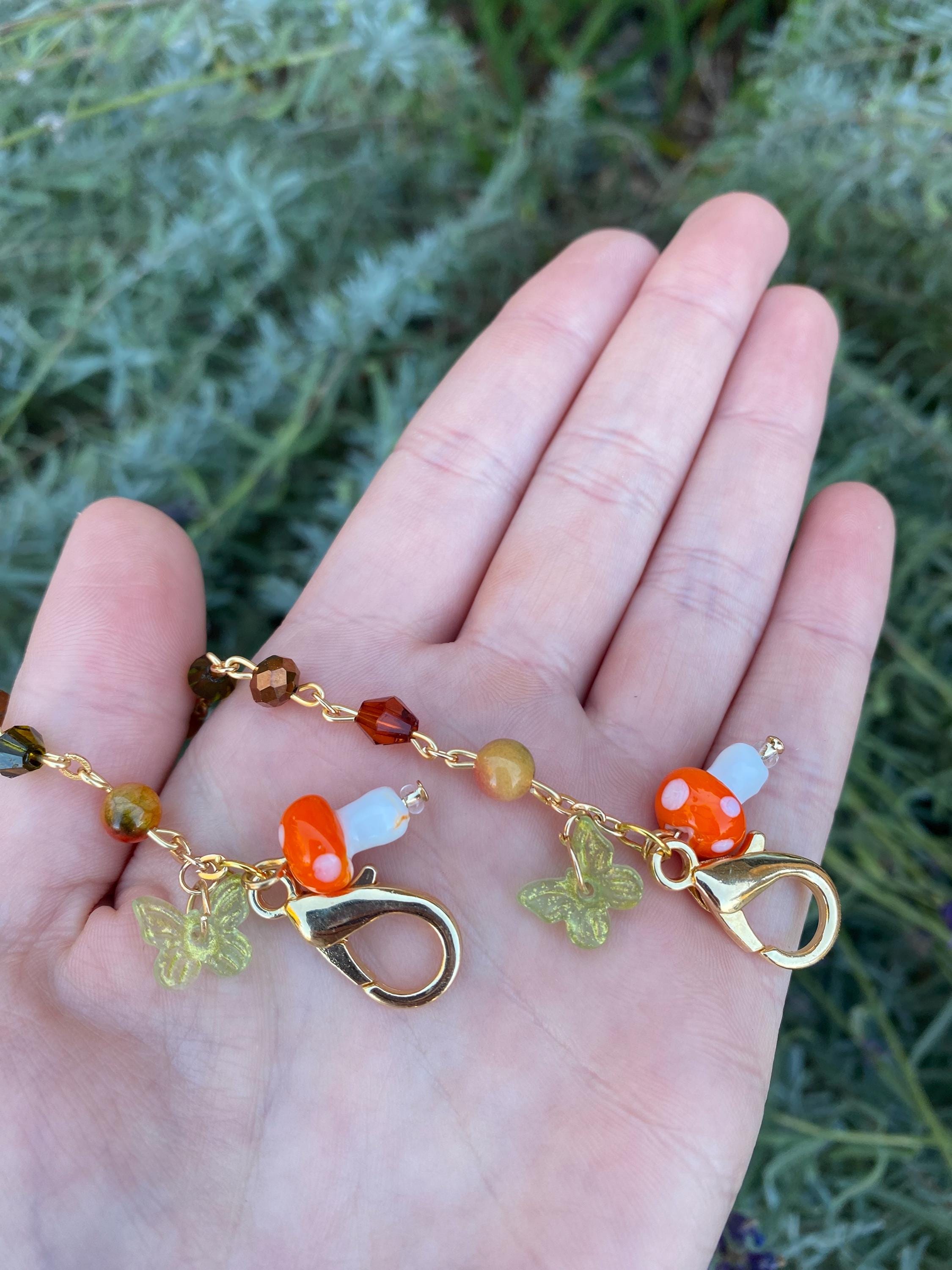 Mushroom Fairy Mask Chain