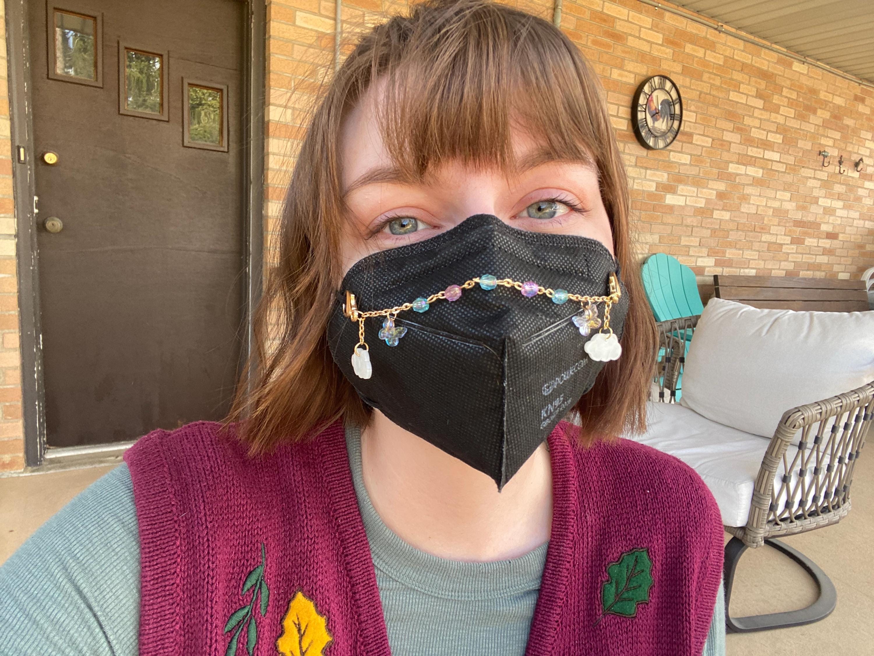 Enchanted Butterflies and Clouds Mask Chain