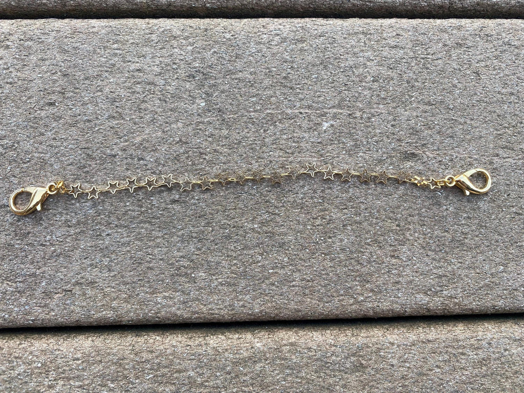 Gold or Silver Stars Mask Chain