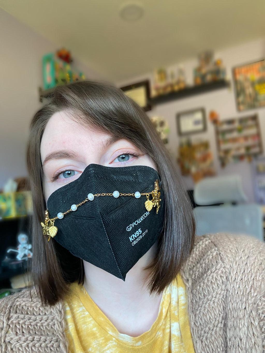 Golden (or Silver) Fairy Mask Chain