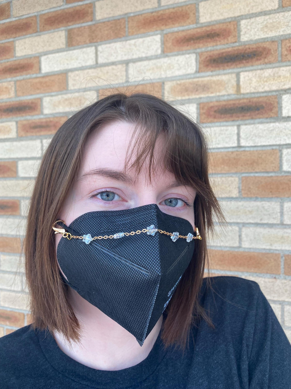 Crystal Stars Mask Chain