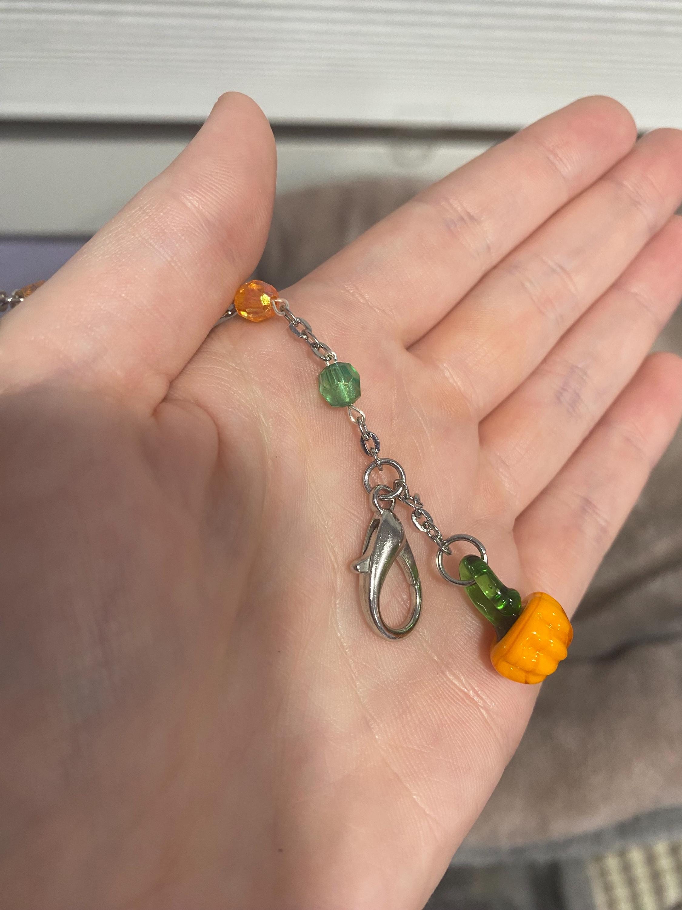 Pumpkin Autumn Mask Chain