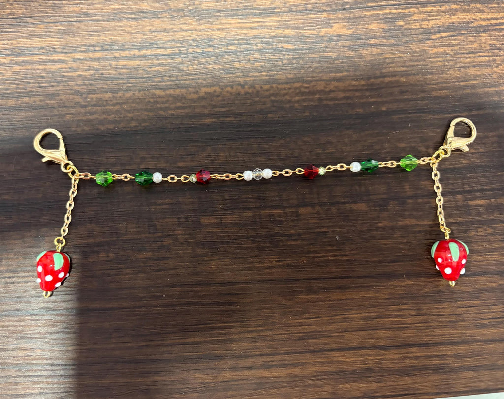 Red Strawberry Mask Chain