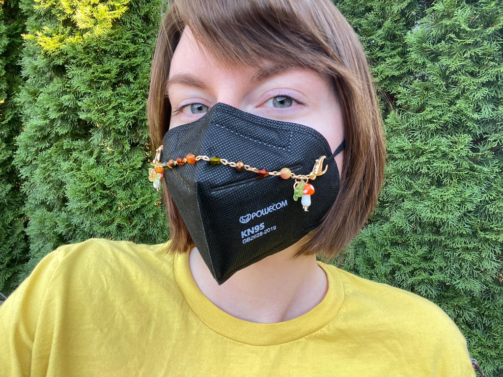 Mushroom Fairy Mask Chain