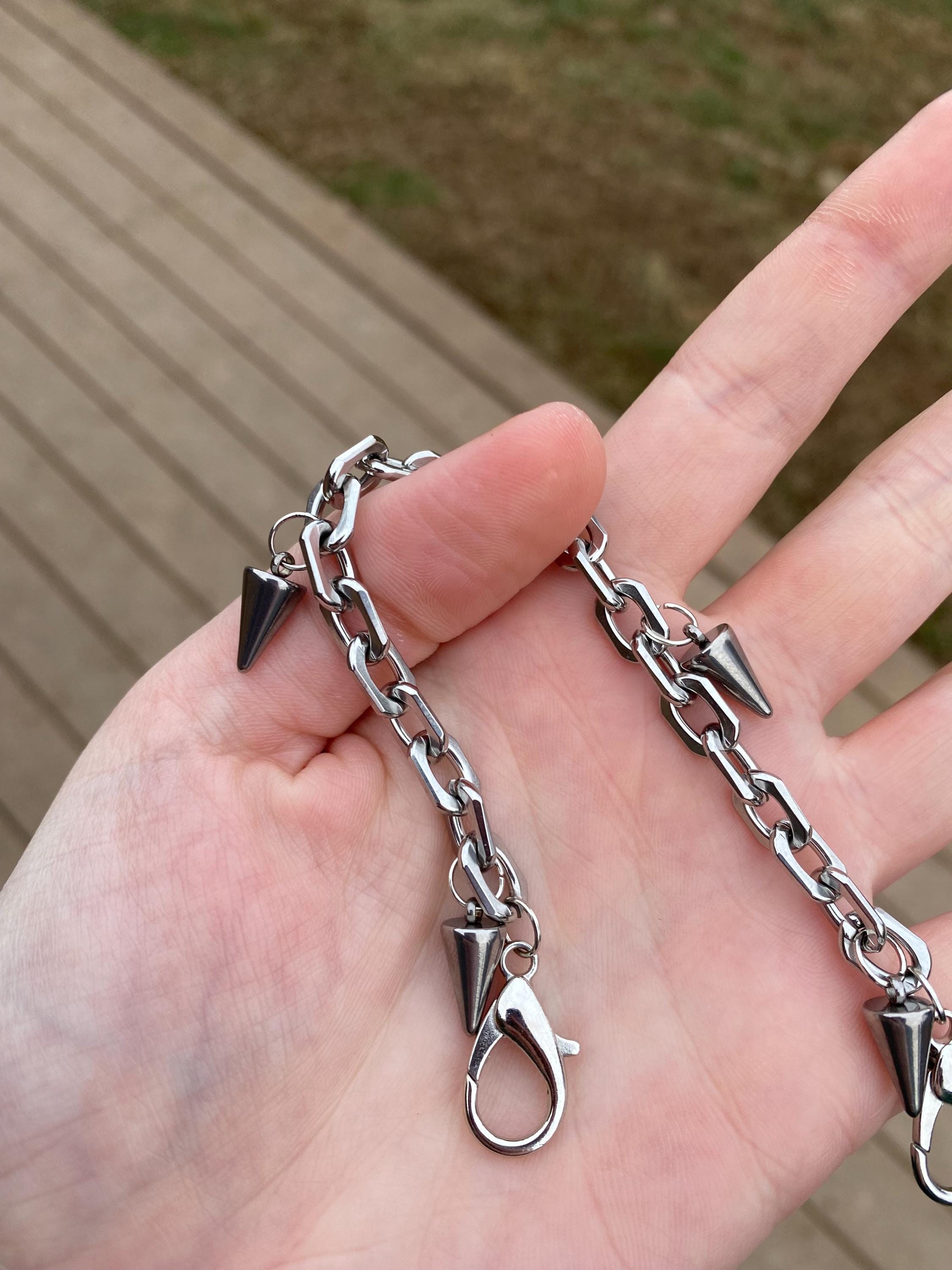 Spike Gothic Punk Mask Chain