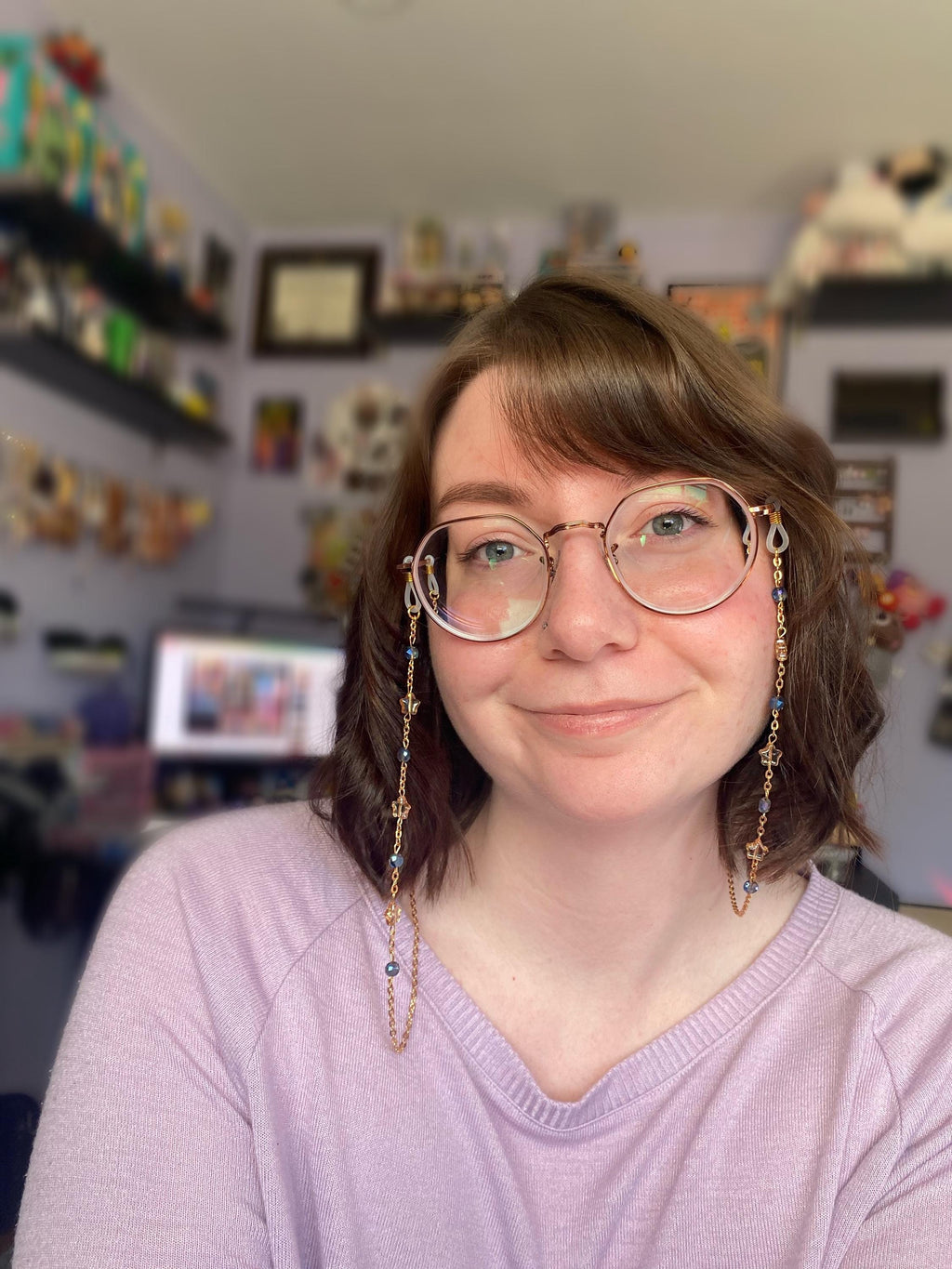 Starry Night Eyeglasses Chain