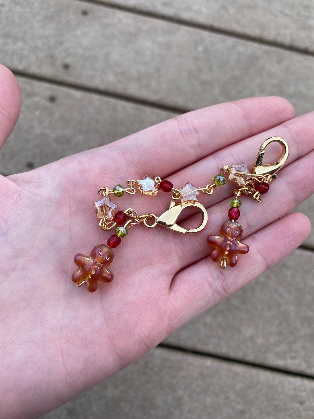 Gingy Gingerbread Men Mask Chain