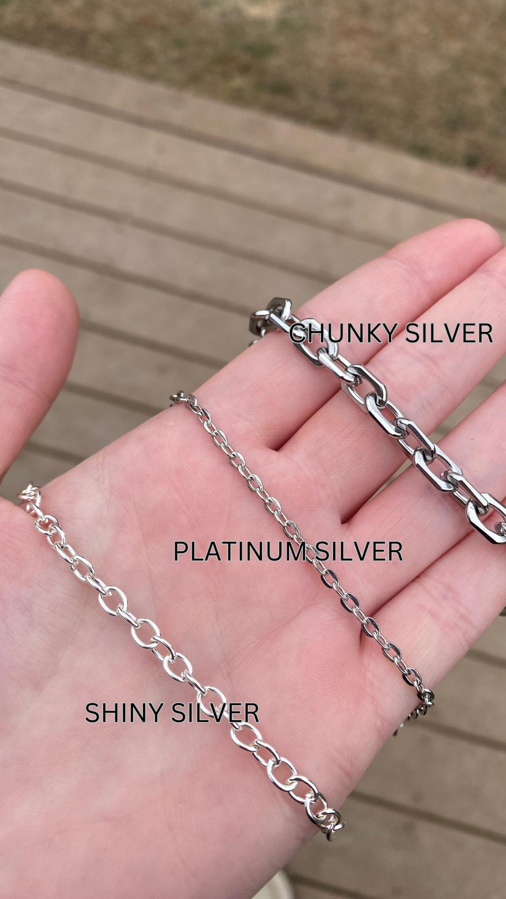 Silver Cable Mask Chain