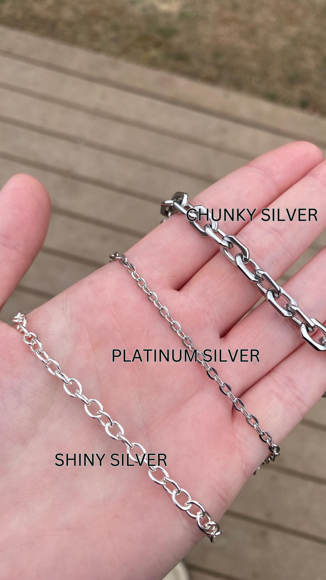 Silver Cable Mask Chain