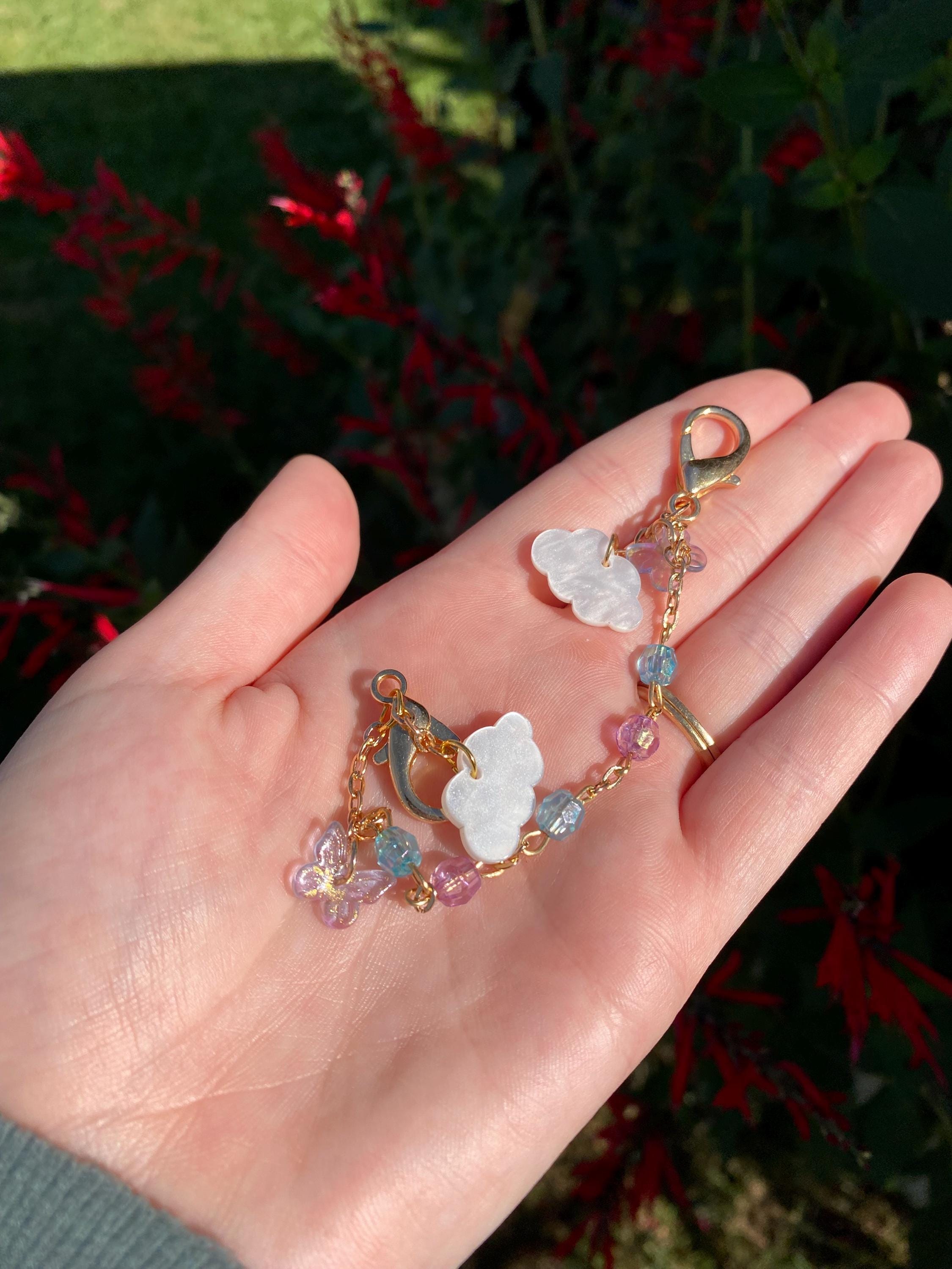 Enchanted Butterflies and Clouds Mask Chain