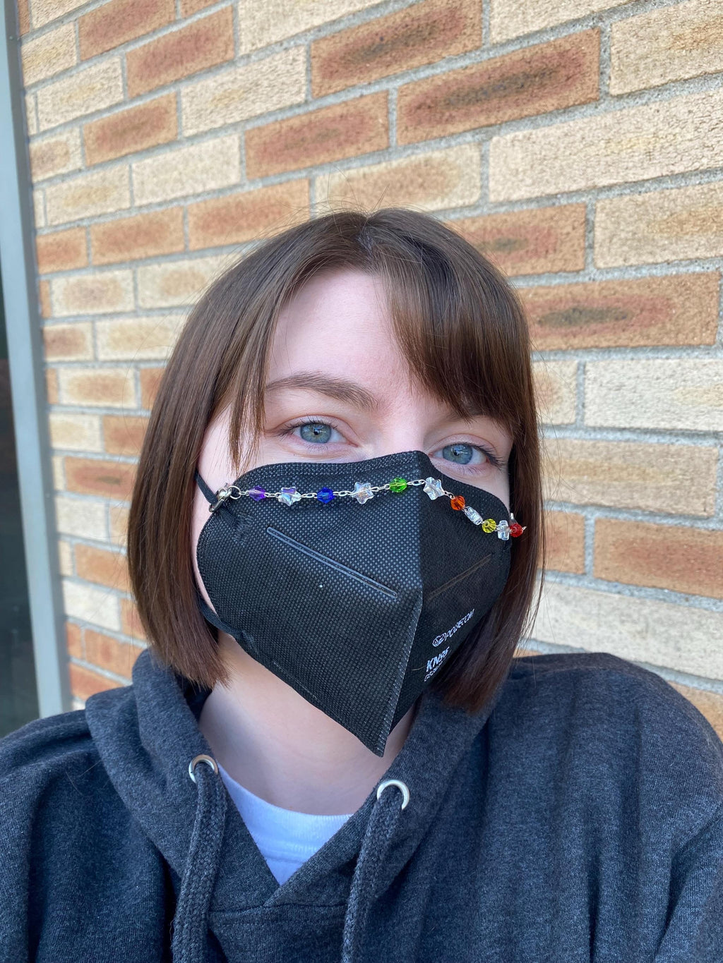 Rainbow Stars Mask Chain