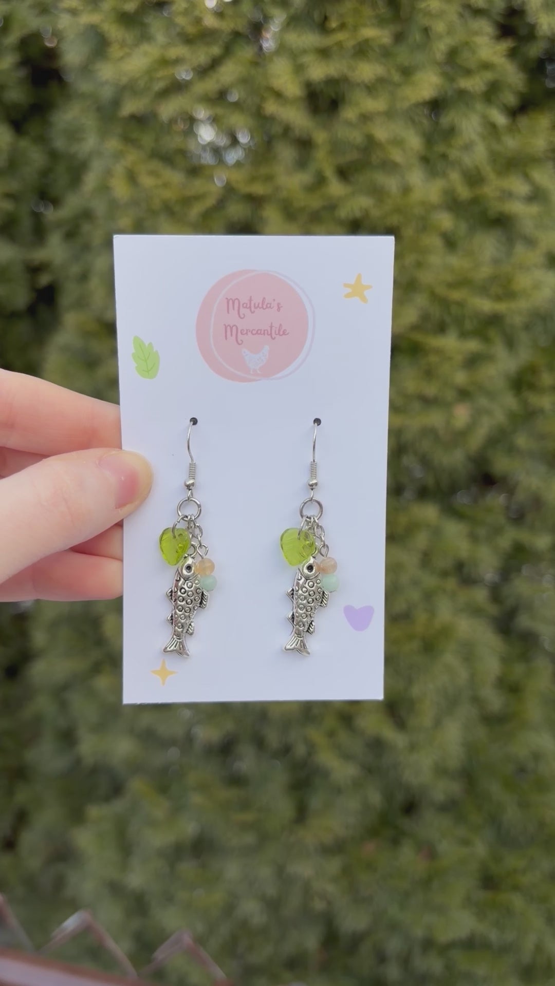 Rainbow Trout Earrings