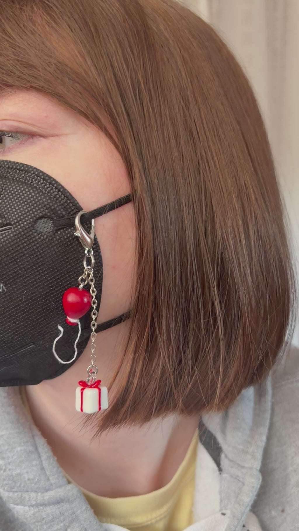 New Beginnings Mask Chain / Charm / Glasses Charm