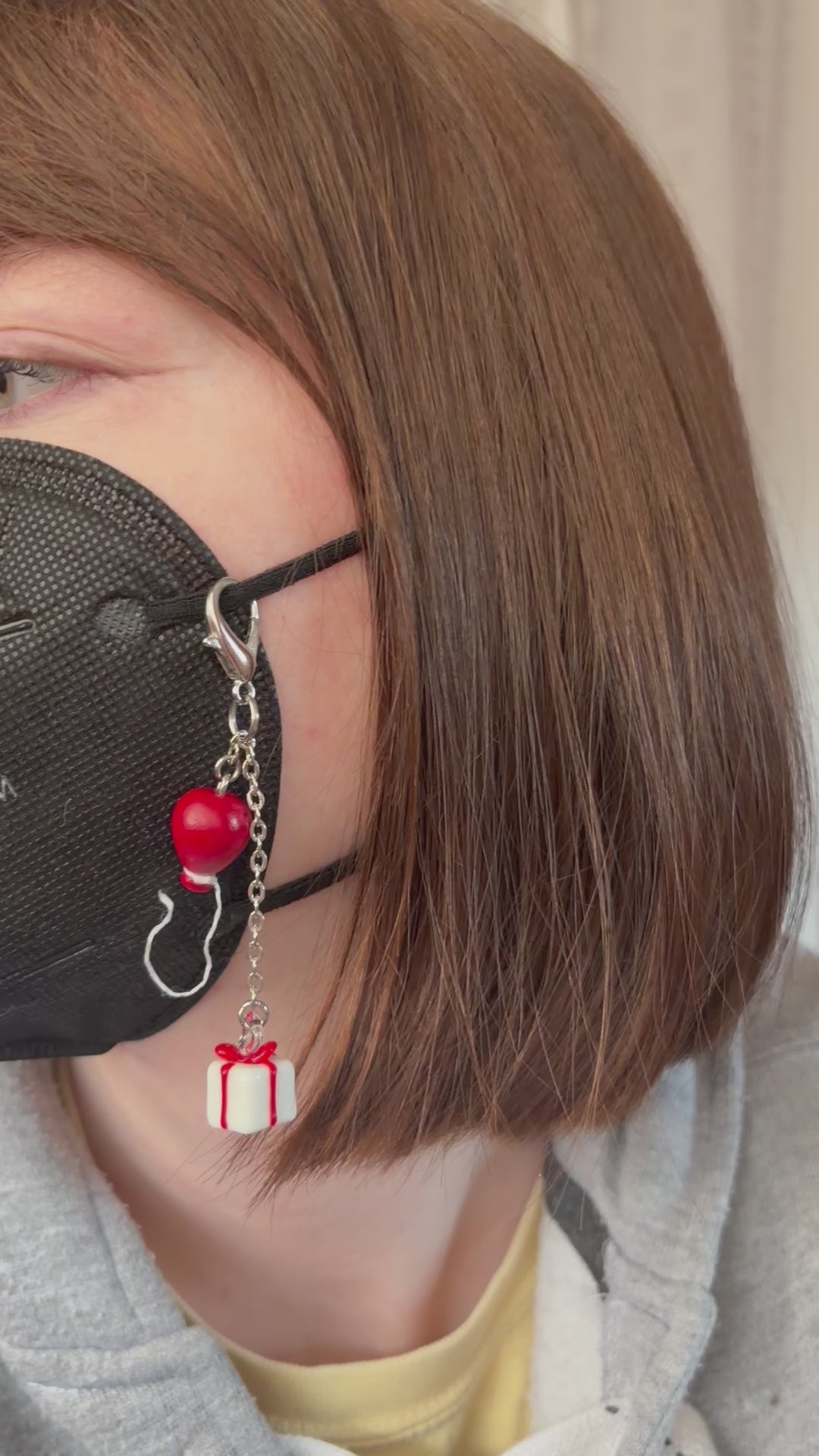 New Beginnings Mask Chain / Charm / Glasses Charm