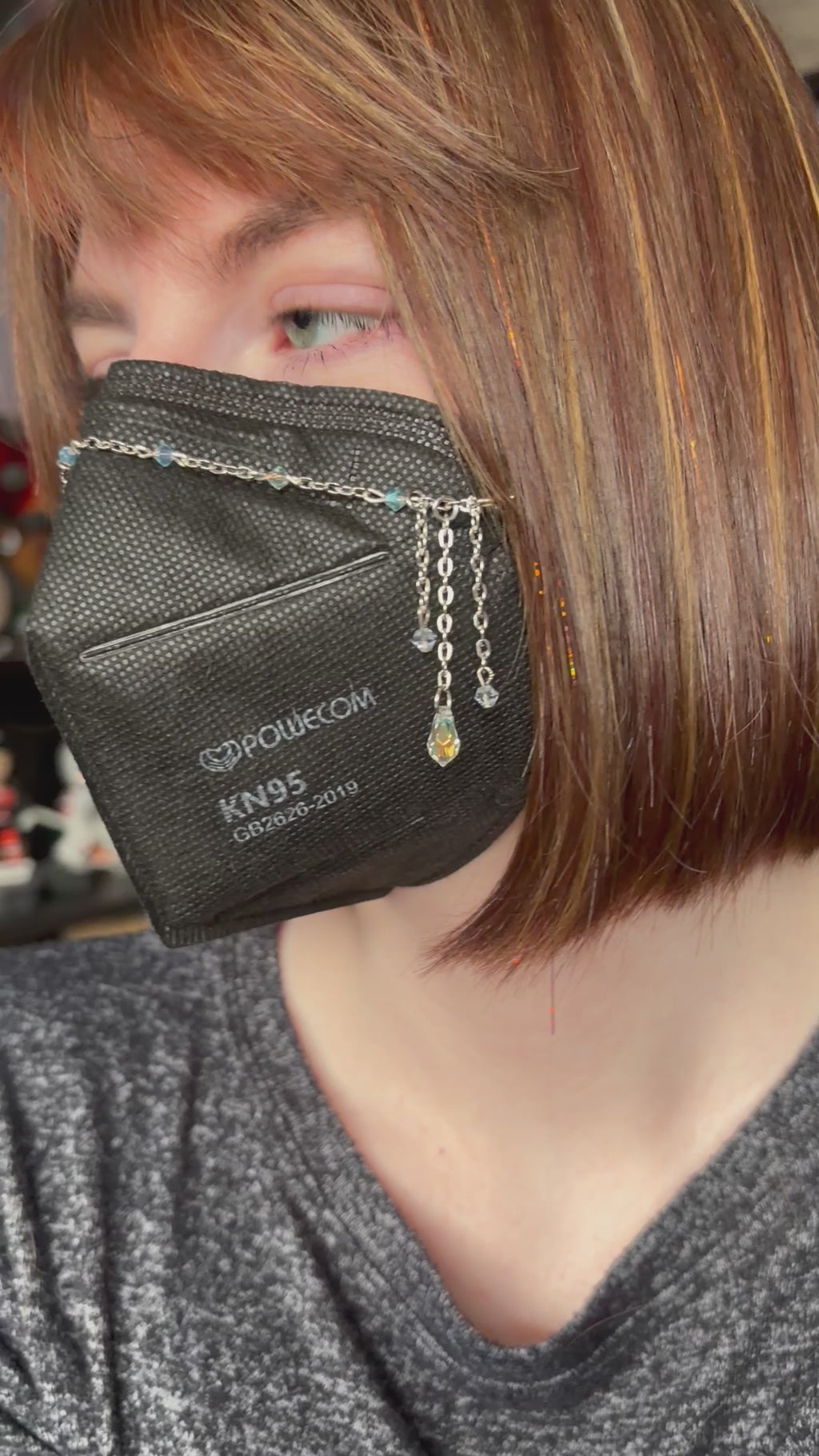 Icicle Drop Mask Chain