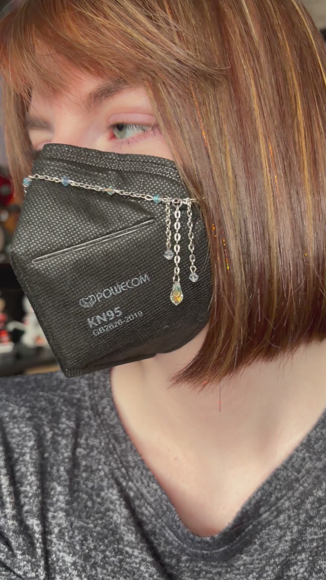 Icicle Drop Mask Chain