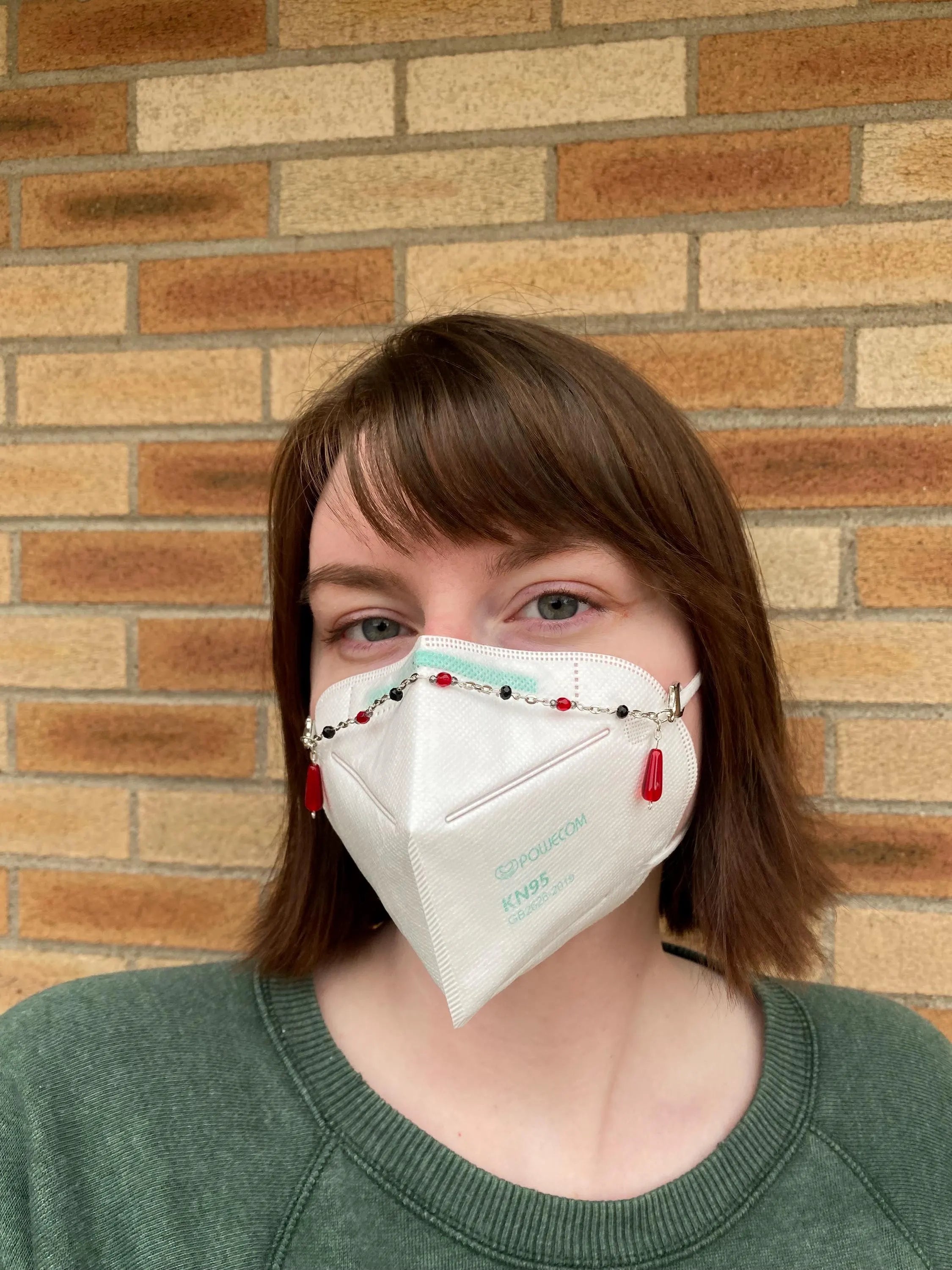 Vampiric Goth Glam Mask Chain