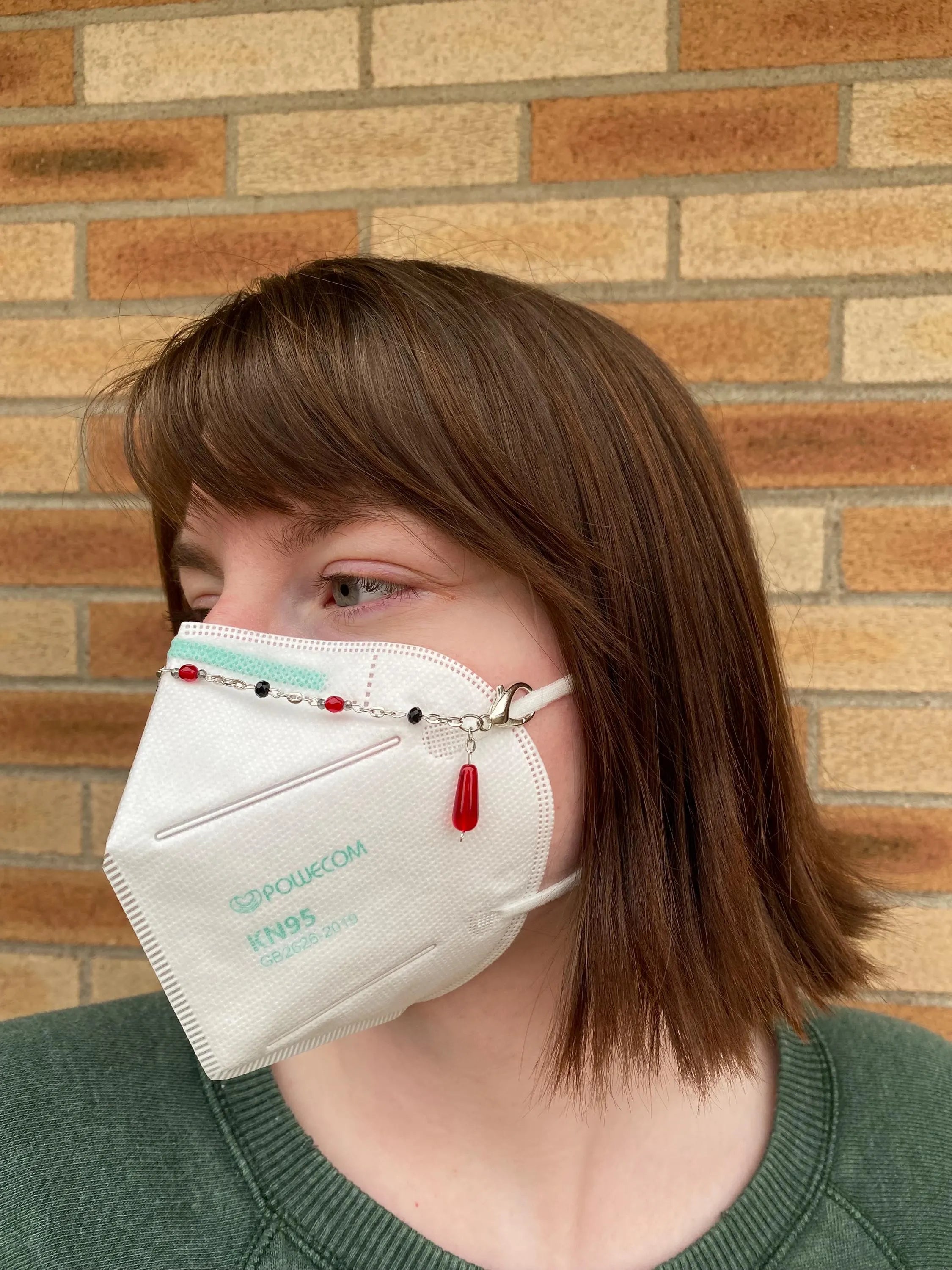 Vampiric Goth Glam Mask Chain