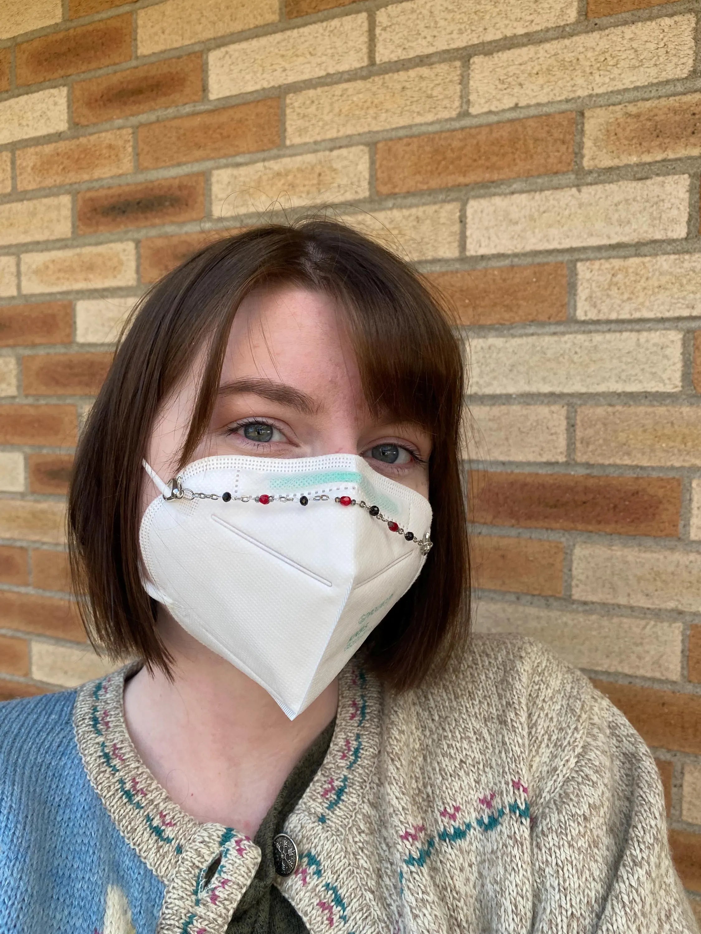 Vampiric Goth Glam Mask Chain